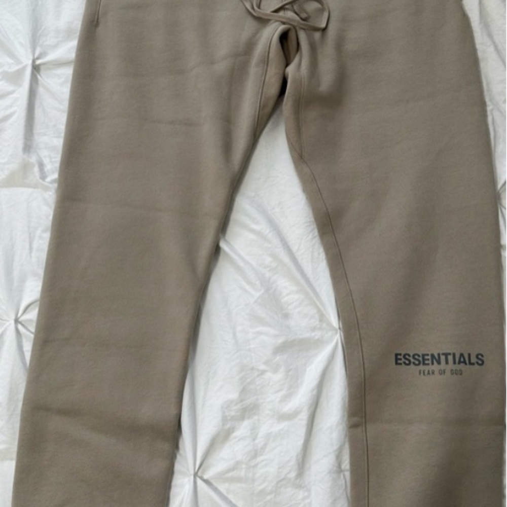 Fear of god taupe joggers